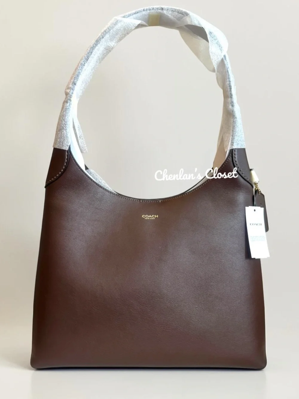 NWT Coach 34 Brooklyn Shoulder Bag 34 - Picture 1 of 12